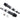 DMR VMax CrMo Pedal Spindle Kit  9/16"