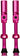 Muc-Off Big Bore Hyrid Tubeless Valve Stems - Large 45mm Pink