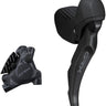 Shimano GRX ST-RX610 Shift/Brake Lever BR-RX410 Hyd Disc Brake Caliper - Right/Rear 12-Spd Flat Mnt Caliper For 25mm Mount BLK