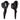 Sunrace ST-R81 Shift/Brake Levers STR81 Pair 3x8sp 2 to 1 Blk