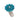 Mirrycle Bling Bell 22.2mm clamp Aquamarine