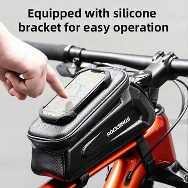 Hardshell Top Tube Bag with Phone Mount - Gio's Outdoors -ROCKBROSUSA