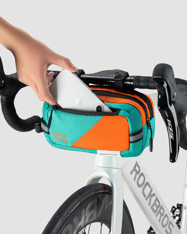 ROCKBROS Urban Rider Series Bike Handlebar Bag Large Capacity Shoulder Strap - Gio's Outdoors -ROCKBROSUSA