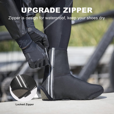 ROCKBROS Winter Thermal Water-Resistant Cycling Shoe Covers - Gio's Outdoors -ROCKBROSUSA