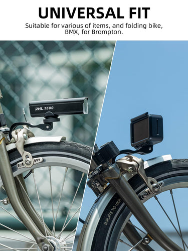 Bicycle Headlight Extender Holder Stand Bracket Cycling Part for Brompton - Gio's Outdoors -ROCKBROSUSA