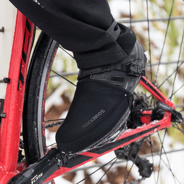 ROCKBROS Cycling Shoe Toe Covers Winter Toe Warmers Cycling Overshoes Protectors Kevlar - Gio's Outdoors -ROCKBROSUSA