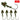 Reaction Tackle Lead Fish Head Jigs - 5-PACK - New - Gio's Outdoors