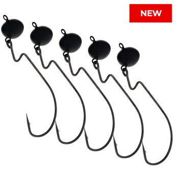 Reaction Tackle Lead Swing Football Jigs- 5-PACK - New - Gio's Outdoors