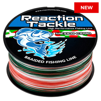 Reaction Tackle Braided Fishing Line - Mexico Camo - NEW - Gio's Outdoors