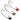 Reaction Tackle Tungsten Shaky Head Jigs 5-Pack - Gio's Outdoors