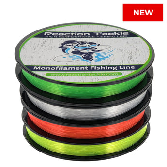 Reaction Tackle Nylon Monofilament Fishing Line 350 yard spools - Gio's Outdoors