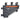 Bike Frame Bag, Welded Seams, TPU Coated, Black - Gio's Outdoors -Orange Mud, LLC