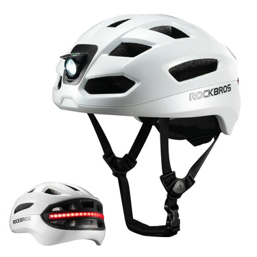 Steering Remote Smart Riding Helmet with Bike Headlight and Tail Light GlowGuard - Gio's Outdoors -ROCKBROSUSA