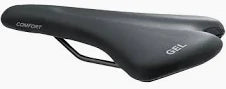 Delta D2 Comfort Gel+ Saddle - Black - Gio's Outdoors