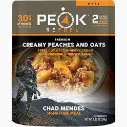 Peak Refuel Peaches and Steel Cut Oats - Gio's Outdoors