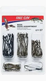 Eagle Claw Bass Assortment 67 count - Gio's Outdoors