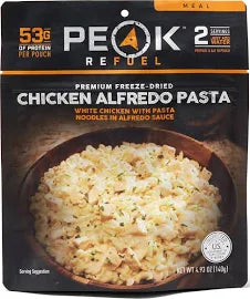 Peak Refuel Chicken Alfredo Pasta - Gio's Outdoors
