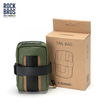 Sustainable Eco-Friendly Recycled Tire Bike Saddle Bag 0.4L ROAD TO SKY - Gio's Outdoors -ROCKBROSUSA