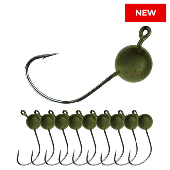 Reaction Tackle Lead Wacky Jigs- 10-PACK- Ultra Sharp - New - Gio's Outdoors