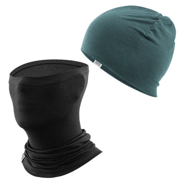 Winter Cap and Face Mask Set Merino Wool Thermal - Gio's Outdoors -ROCKBROSUSA